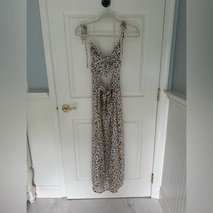 WAYF long cutout dress